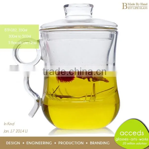 Outside Protable Borosilicate Colorful Glass Coffee Pot photo-5
