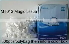 2015 Hot Non-woven Compressed Magic Coin Tissue photo-5