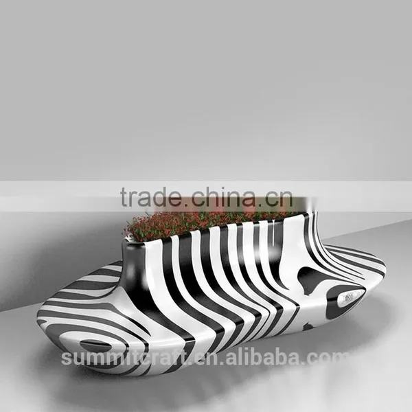 Modern Shopping Mall Fiberglass Outdoor Leisure Chair photo-5