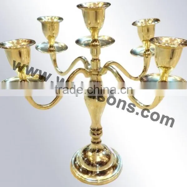 Gold Plated Candelabras and Centerpieces photo-2