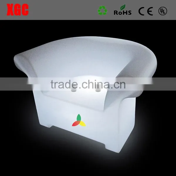 2017 Outdoor New Design Double pe Plastic Lighting Colorful Sofa photo-2