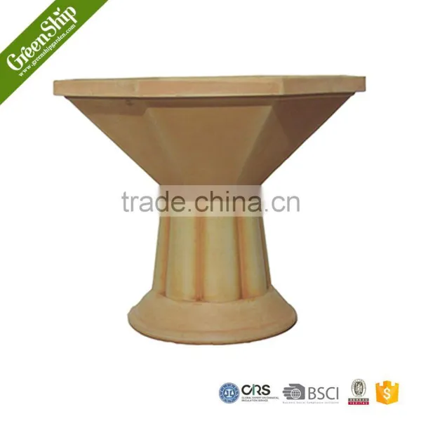Sculpture Bird Bath Pot With Superhigh Heeled Base photo-3