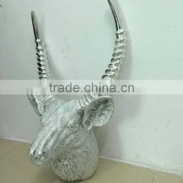 Polyresin Goat Head Sculpture photo-2