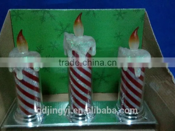 LED Light Acrylic Colorful Candle Table Decoration for 2015 photo-5