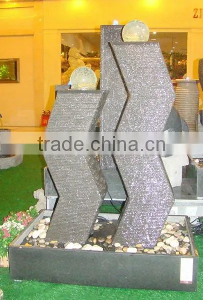 Granite Statue Fountain Feng Shui Decorative photo-3