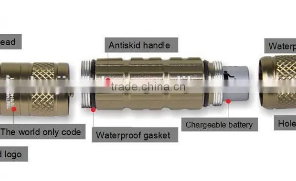 Multifunction Sel Defence Tactical Flashlight Torch Flashlight photo-5
