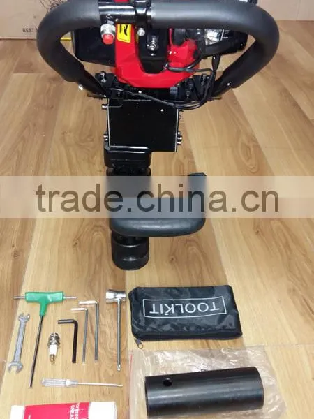 Handheld Petrol Powered Guardrail Fence Piling Hammer Machine Portable Gasoline Excavator Post Driver photo-3