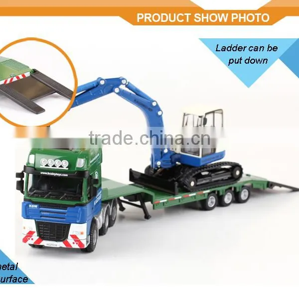Hot Sale 1:50 Metal Toy Truck and Trailer With EN71,trailer Truck From China ZDC185232 photo-2