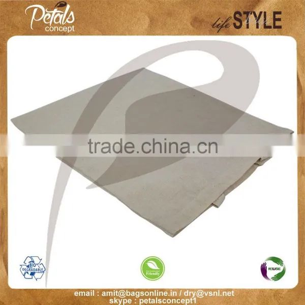 150 GSM Natural Cotton Bag With Cotton Handle photo-5