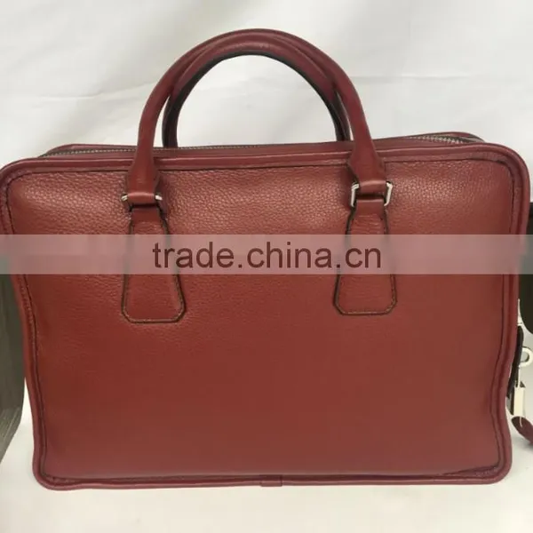 2017 New Models Brand Handbag Men's Genuine Leather Handbag photo-2