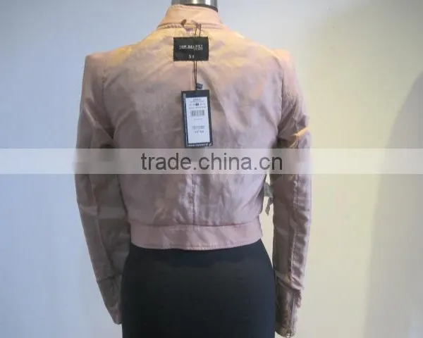 Jackets Product Type and 100% Polyester Shell Material Leather Jacket Coat photo-6