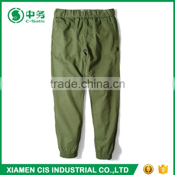 2017 New Fashion Long Style Pure Cotton Track Pants Mens Blank Jogger Pants photo-3