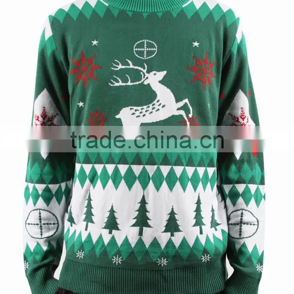 2016 Unisex Pullover Knitted Ugly Christmas Sweater photo-4