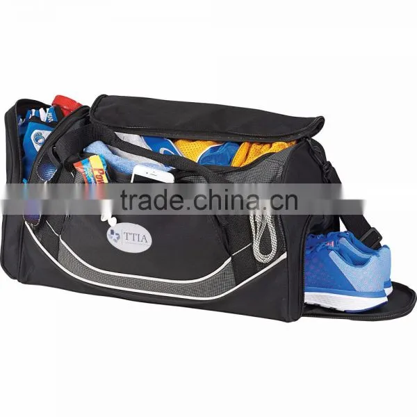 Dunes 22" Deluxe Sports Duffel Bag - Has Zippered U-shaped Main Compartment and Comes With Your Logo. photo-2