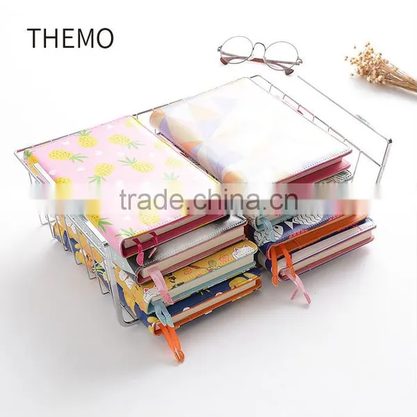 A5 Creative Journal Dairy Planner High Grade PU Cover Notebook Section Sewing Planner With Clasp photo-4