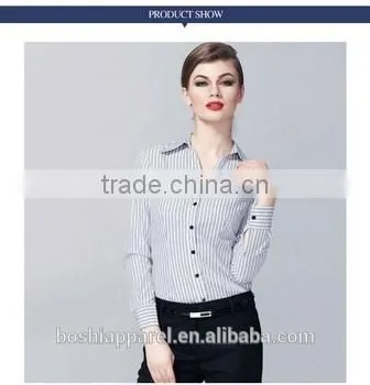 2016 Wholesale Cheap Elegant Ladies Shirt photo-3