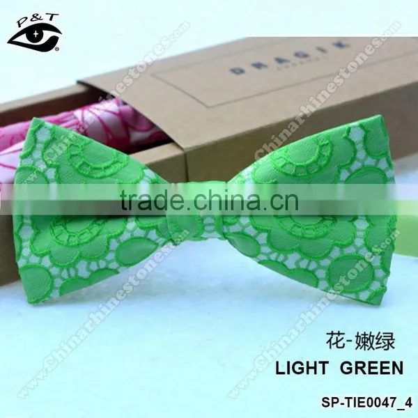 New Design High Quality Jacquard Floral Bow Tie For Wedding Party Dance photo-5