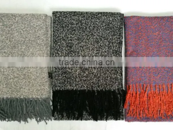 Fashion Thick Winter Long Cashmere Custom Blanket Jersey Scarf photo-6