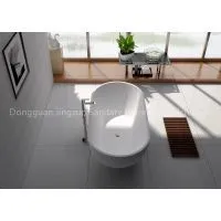 Solid Surface Freestanding Bathtub Stone Bathtub photo-3