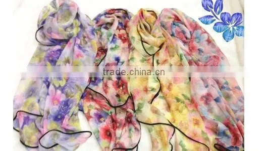 PRINTED POLYESTER SCARF photo-4