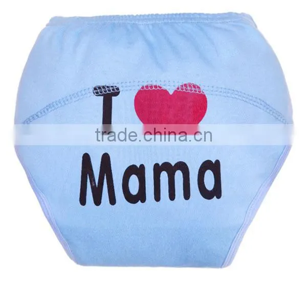 Yellow Panda Pattern Printed 100 Cotton Reusable Baby Cloth Diaper photo-4