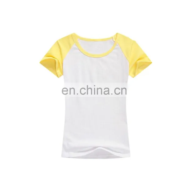 2016 Fashion Blank Woman Plain Tshirt photo-4