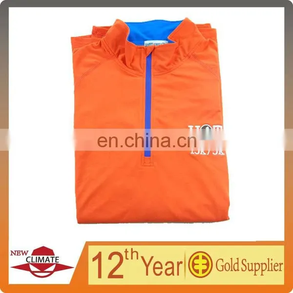 2015 Dry Fit Long Sleeve T-shirt,1/4 ZIP LONG SLEEVE Polo Sport Jacket Quick Dry Long Sleeve T-shirt,dry Fit Plain,black Long photo-2