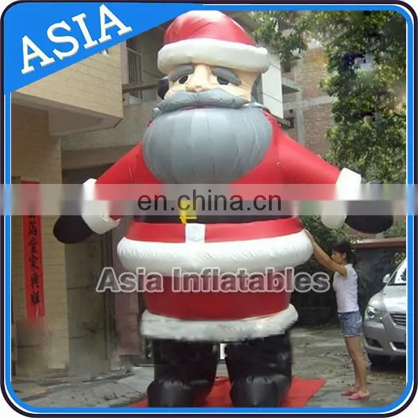 Funny Inflatable Christmas Decorations Inflatable Santa With Camper photo-4