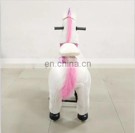 Hot Sale Kids Furry Walking Toy Horse Rocking Horse Toy Kiddy Palace Toys photo-3