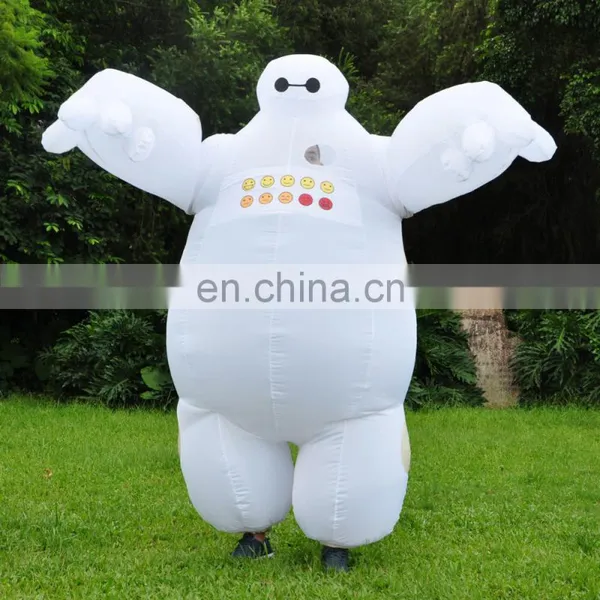 Guangzhou Inflatable Bay Max Costume Funny White Inflatable Costume for Men photo-3