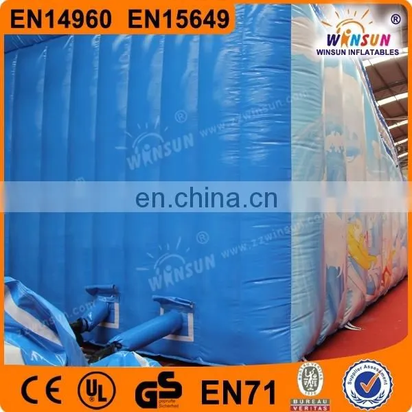 Commercial Grade Cheap Giant Inflatable 5 Lane Water Slides for Adult photo-3