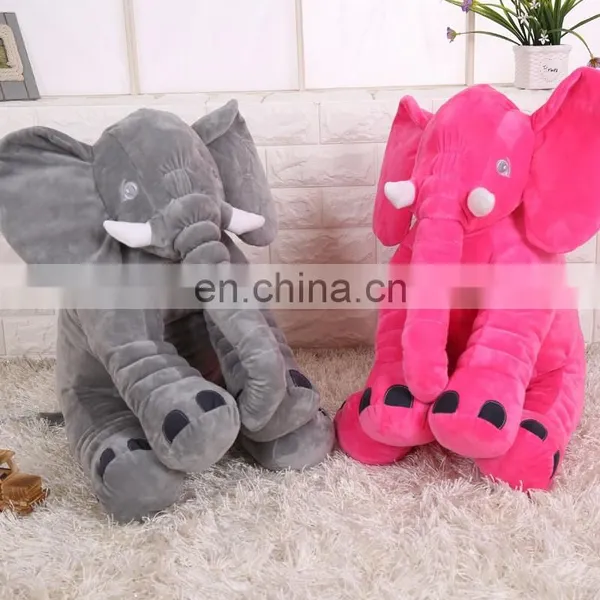 Lovely Promotion Gifts Soft Animal Stuffed Colorful Elephant Soft Pillow Plush Toys photo-3