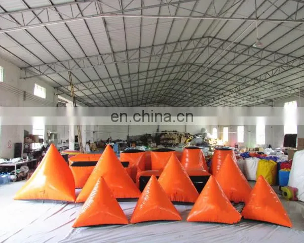 TOP Inflatable Qulity Orange Color Paint Ball Equipment,inflatable Paintball Bunkers for Sale photo-3