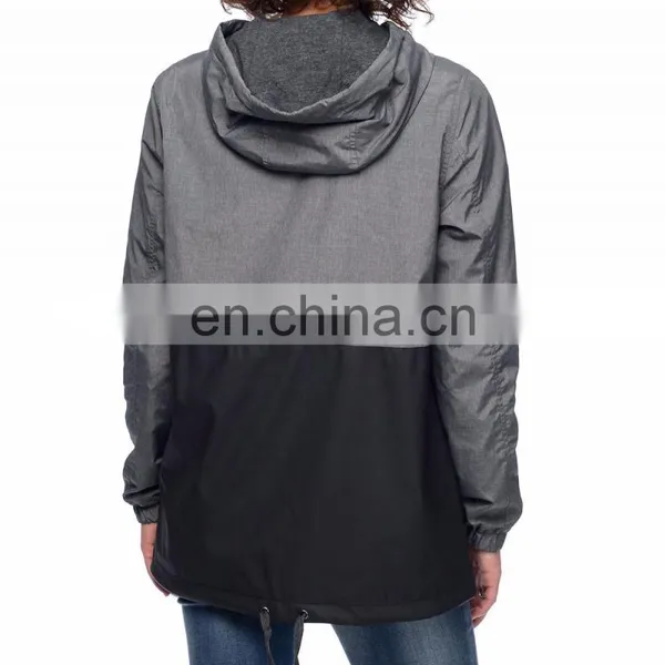 Custom Coach Jacket Nylon Coaches Jacket Hooded Lightweight Windbreaker Jacket photo-4