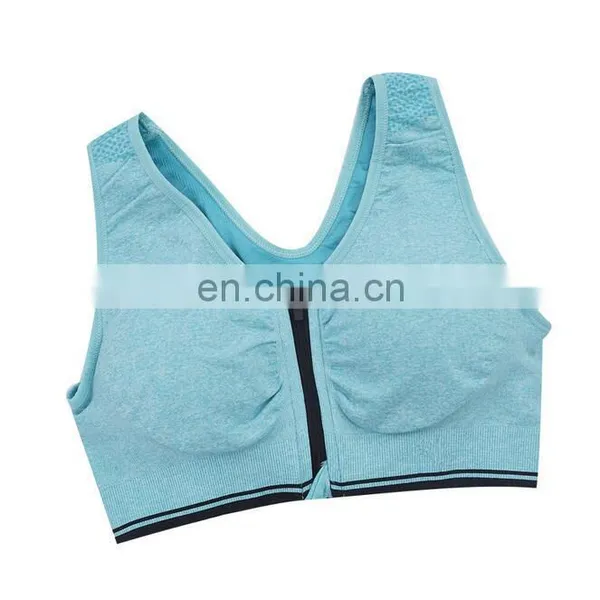 Front Zipper High Support High-intensity Sport Bra With Mesh Sports Bra#803 photo-6