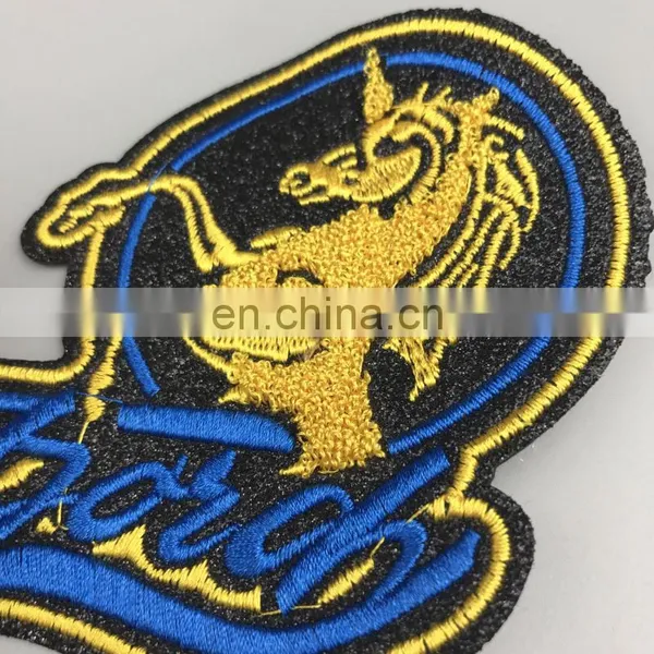 Wholesale Custom 100% Polyester Embroidery Chenille Patches For Clothing photo-4
