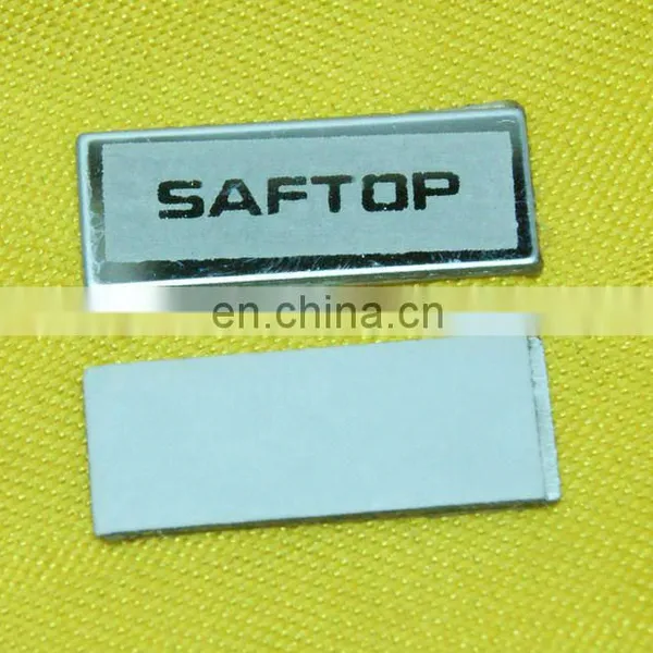 Aluminum Self Adhesive Metal Label Plates