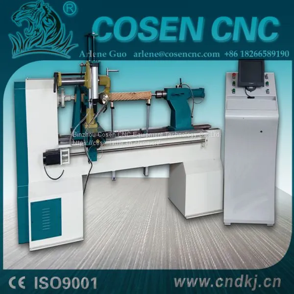 Cnc Woodworking Lathe Machinery for Making Wooden Furniture Legs photo-4