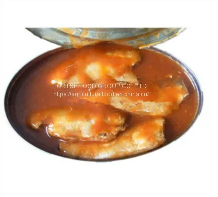 Factory Price Premium Quality China Oval Canned Sardines Fish in Tomato Sauce