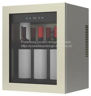 Mini wine refrigerator with a vacuum pump research and development service from Chinese product design company