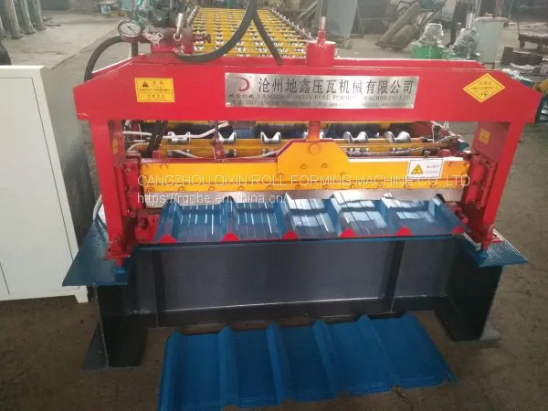 Trapezoidal Roofing Sheet Tile Roll Forming Machine photo-2