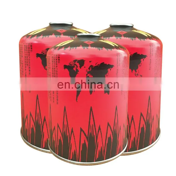 China Screw Valve Butane Gas Cartridge 450g and Butane Gas Canister for Climber photo-3