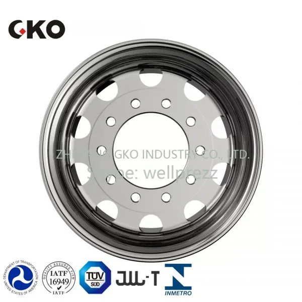 China Custom Best Price Aluminium New Design Alloy Wheels for Truck/truck/trailer photo-3
