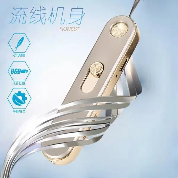 No Any Fuil Or Gas Required Flip The Lighter Cap Usb Electronic Cigarette Lighter photo-3