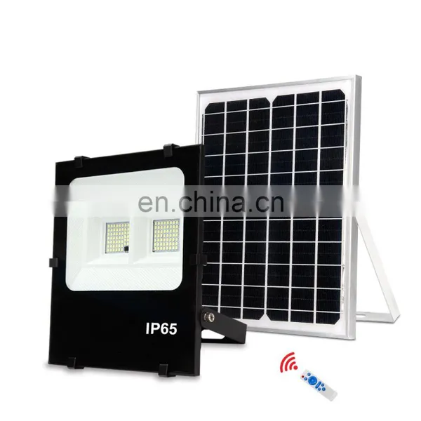 Faner Lighting 2020 New Design SMD Outdoor Waterproof 100w Ip65 Outdoor Solar Led Flood Light Price Mono Solar Panel photo-6
