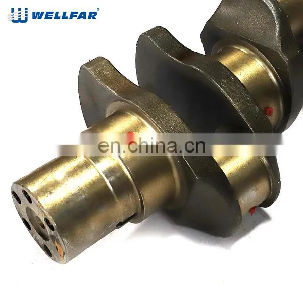 Well-treated Forged Steel Truck Engine Crankshaft for Kamatsu 6D125 6151-31-1110 photo-5