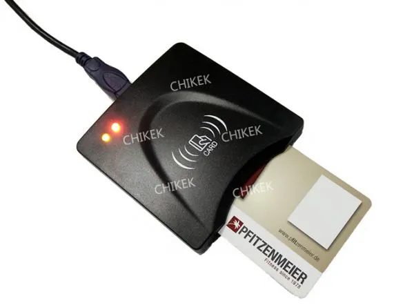 Чтечко-писатель RFID для контактных и бесконтактных смарт-карт на порте USB, чтечко для карт PSAM с частотой 13,56 МГц