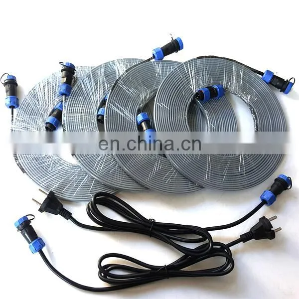 Youyu Polyolefin Heat Trace Cable Kits Radiator Heating Kabel Heater Pintu 200 Watt Underfloor Heating photo-7