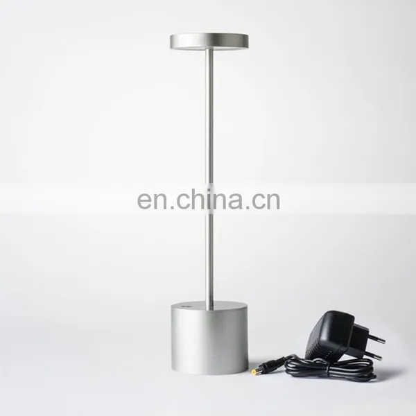 Amazon Modern Luxury Indoor Led Hotel Club Dimmer Touch Usb Rechargeable Table Lamp for Restaurant photo-7