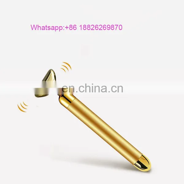 Vibration Skin Tightening Beauty Bar Gold Bars 24k Pure photo-4